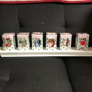 Vtg lil chimer bell ornaments bundle of 6